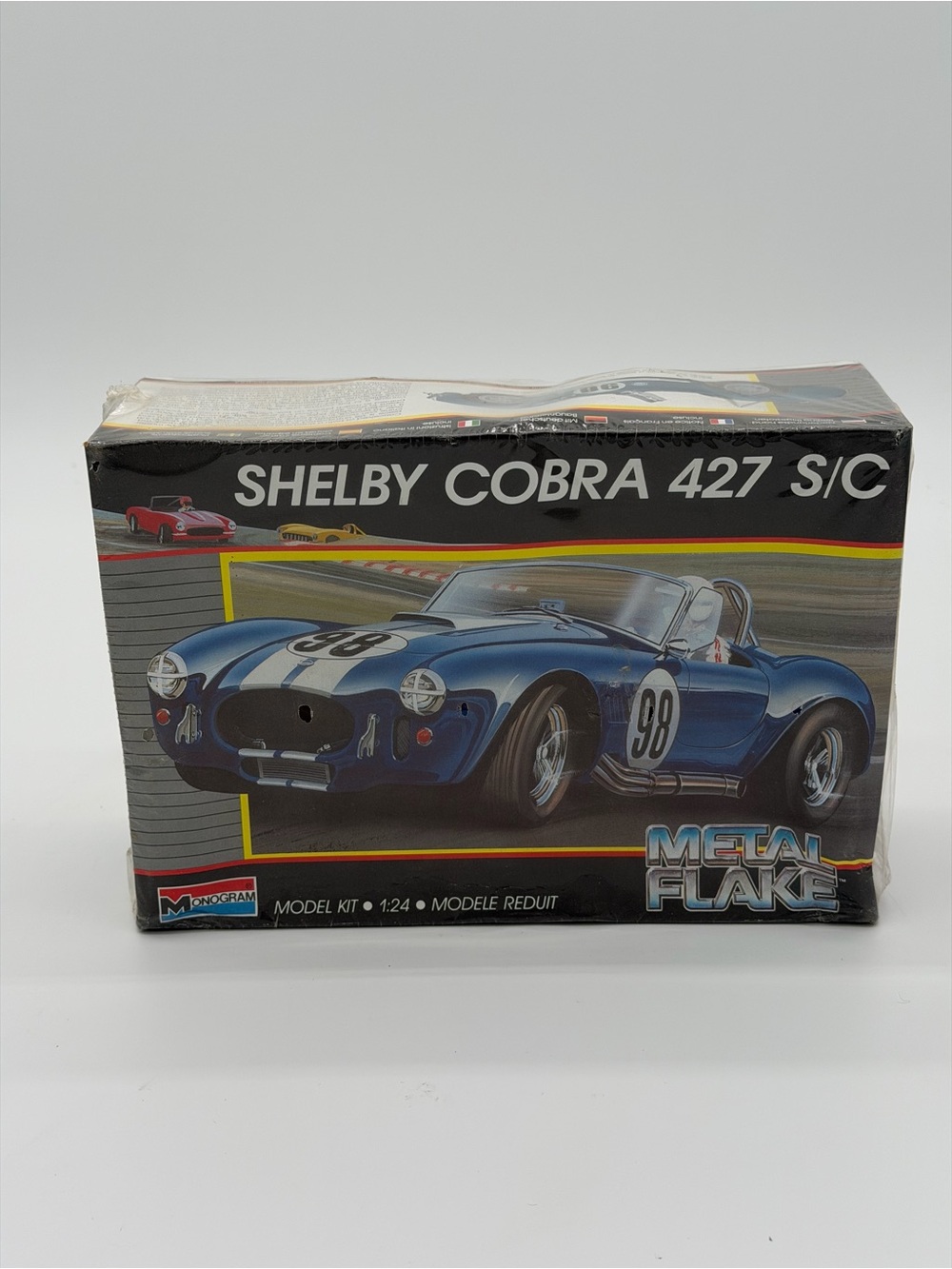 Shelby Cobra 427 S/C Blue Metal Flake Model Kit